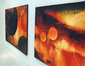 2005年個展展示記録（銀座exhibit Live＆Moris）展示風景写真